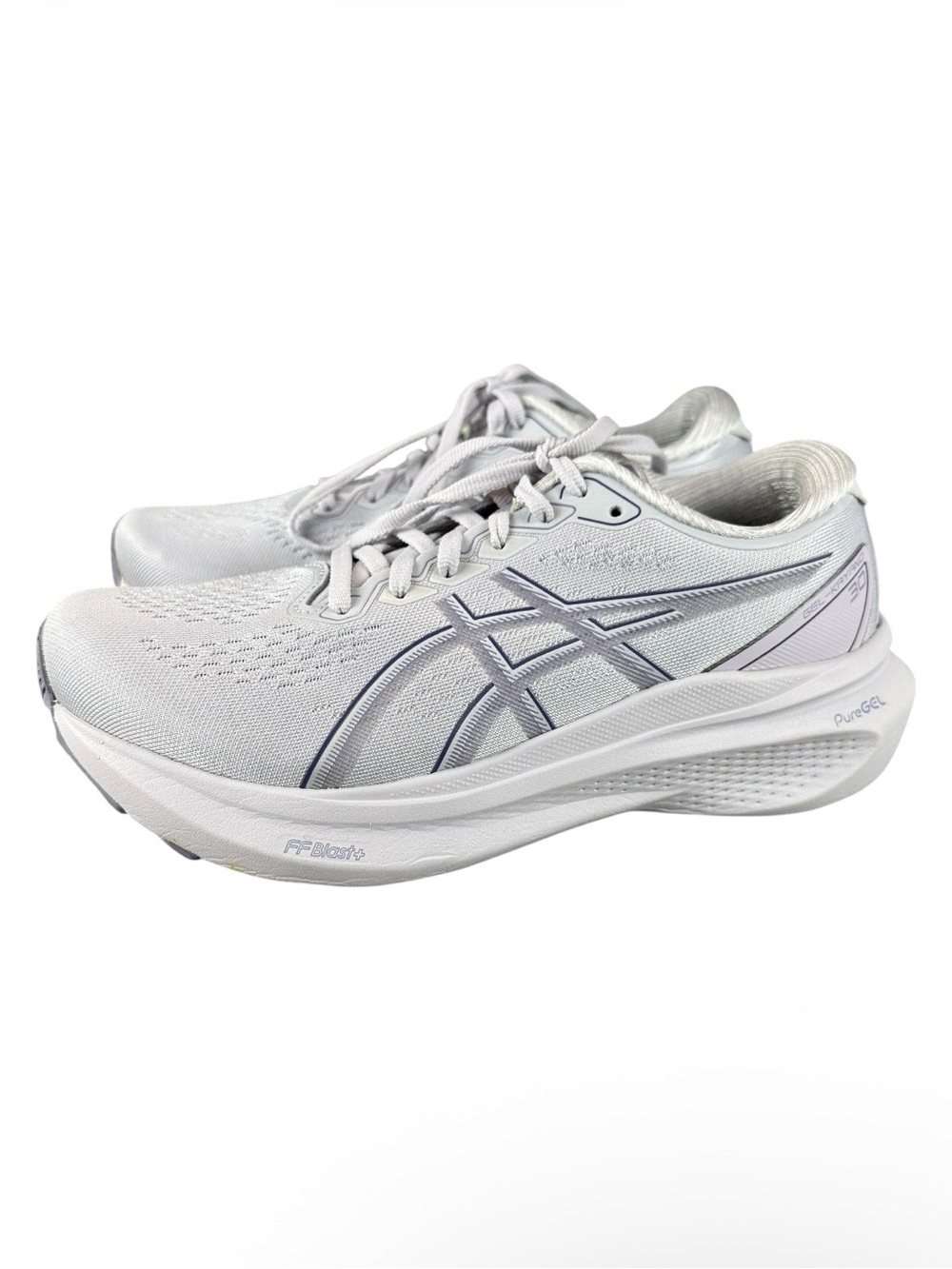 ASICS Gel Kayano 30 Women 7 Wide Stability Running Shoes Lilac Ash Rock Cushion